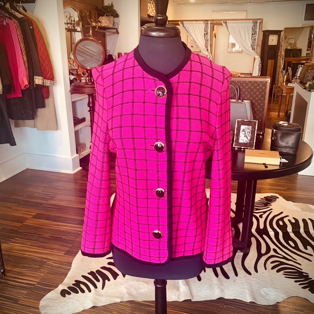 St. John Fuscia Blazer